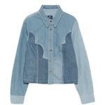 Giacca patchwork con bottoni in blu Levi's blue tab - donna 