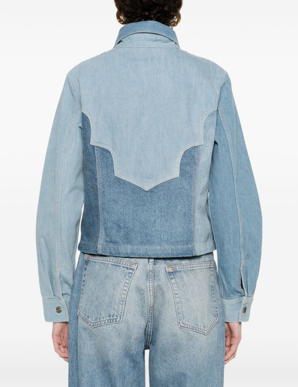 Giacca patchwork con bottoni in blu Levi's blue tab - donna 