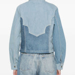 Giacca patchwork con bottoni in blu Levi's blue tab - donna 