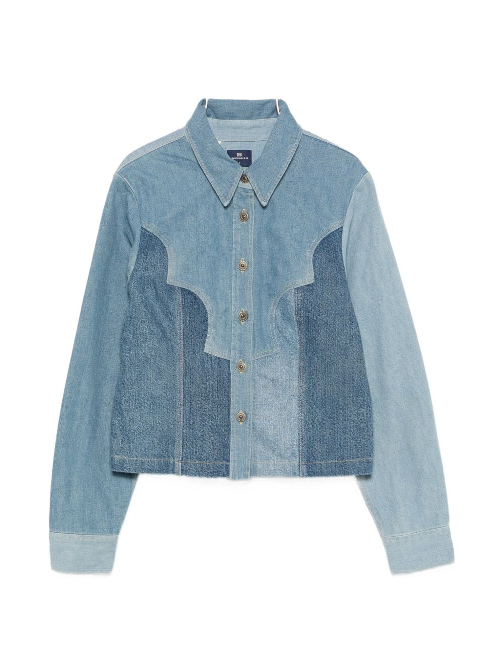 Giacca patchwork con bottoni in blu Levi's blue tab - donna 