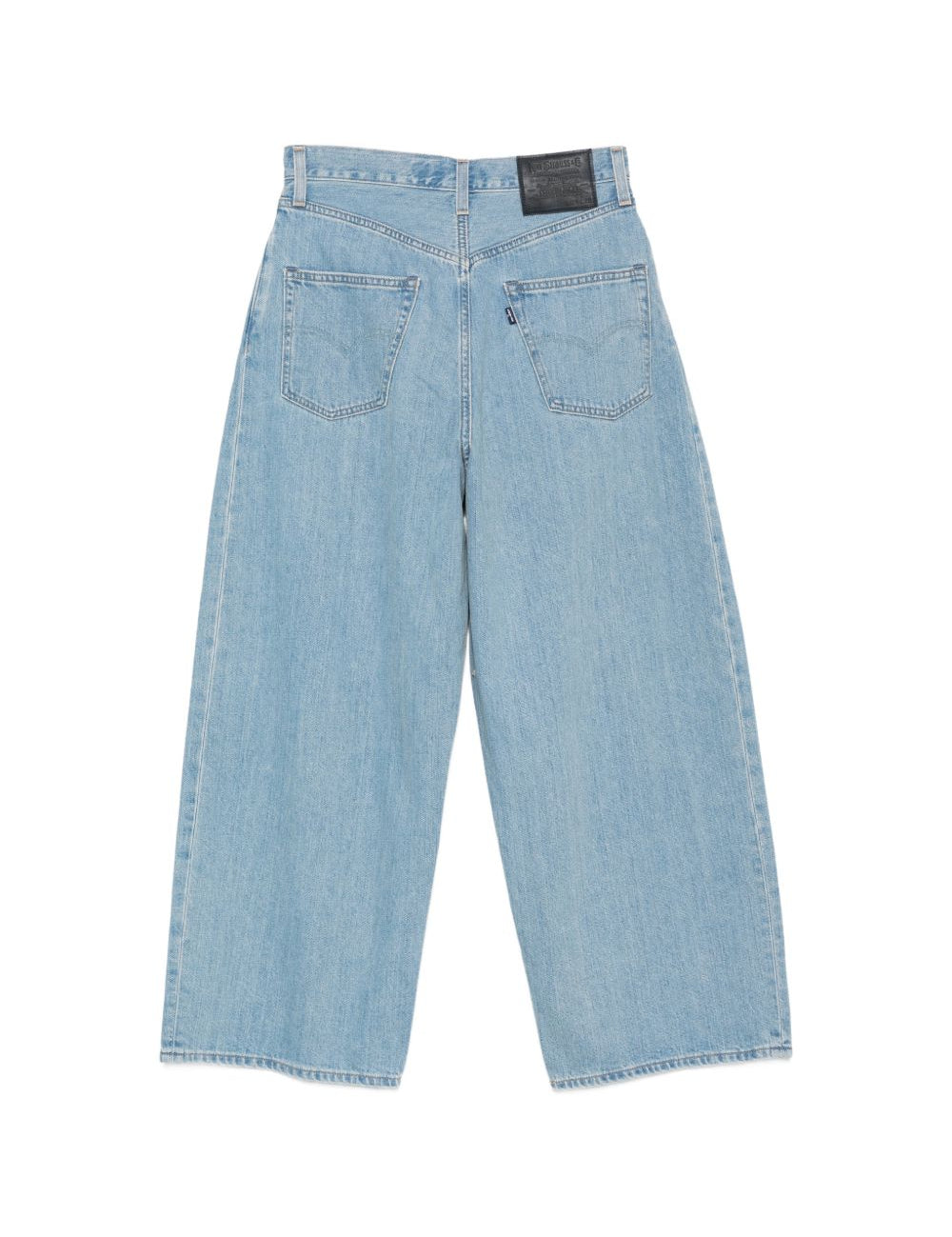 Jean crop a gamba ampia in celeste Levi's blue tab - donna 