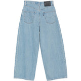 Jean crop a gamba ampia in celeste Levi's blue tab - donna 