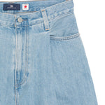 Jean crop a gamba ampia in celeste Levi's blue tab - donna 