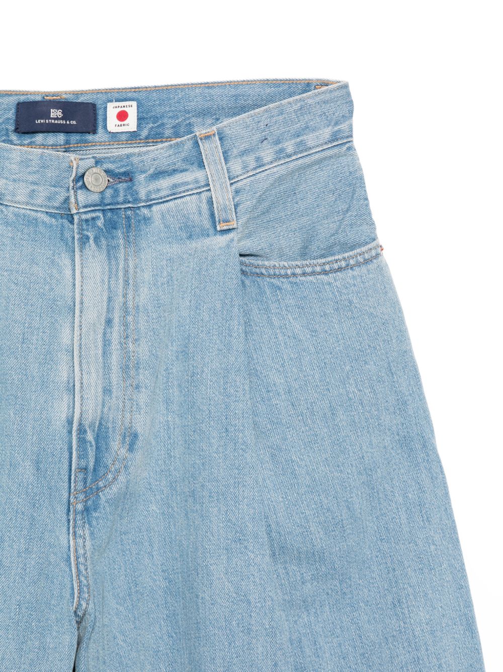 Jean crop a gamba ampia in celeste Levi's blue tab - donna 