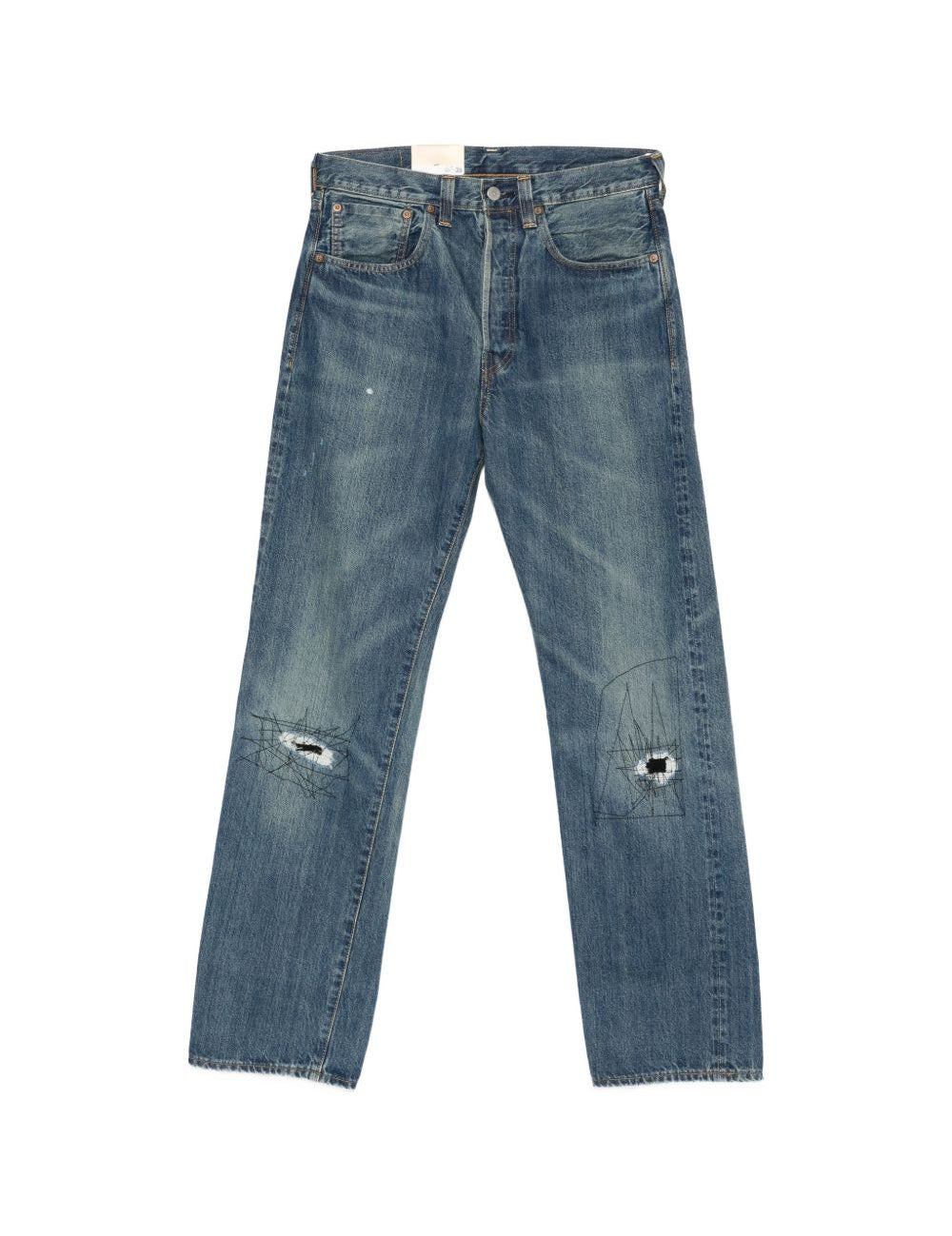 Jeans con passanti per cintura in blu Levi's vintage - uomo 