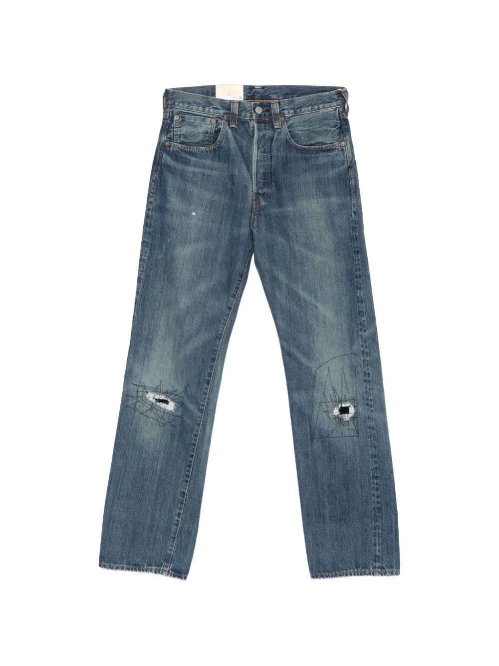 Jeans con passanti per cintura in blu Levi's vintage - uomo 