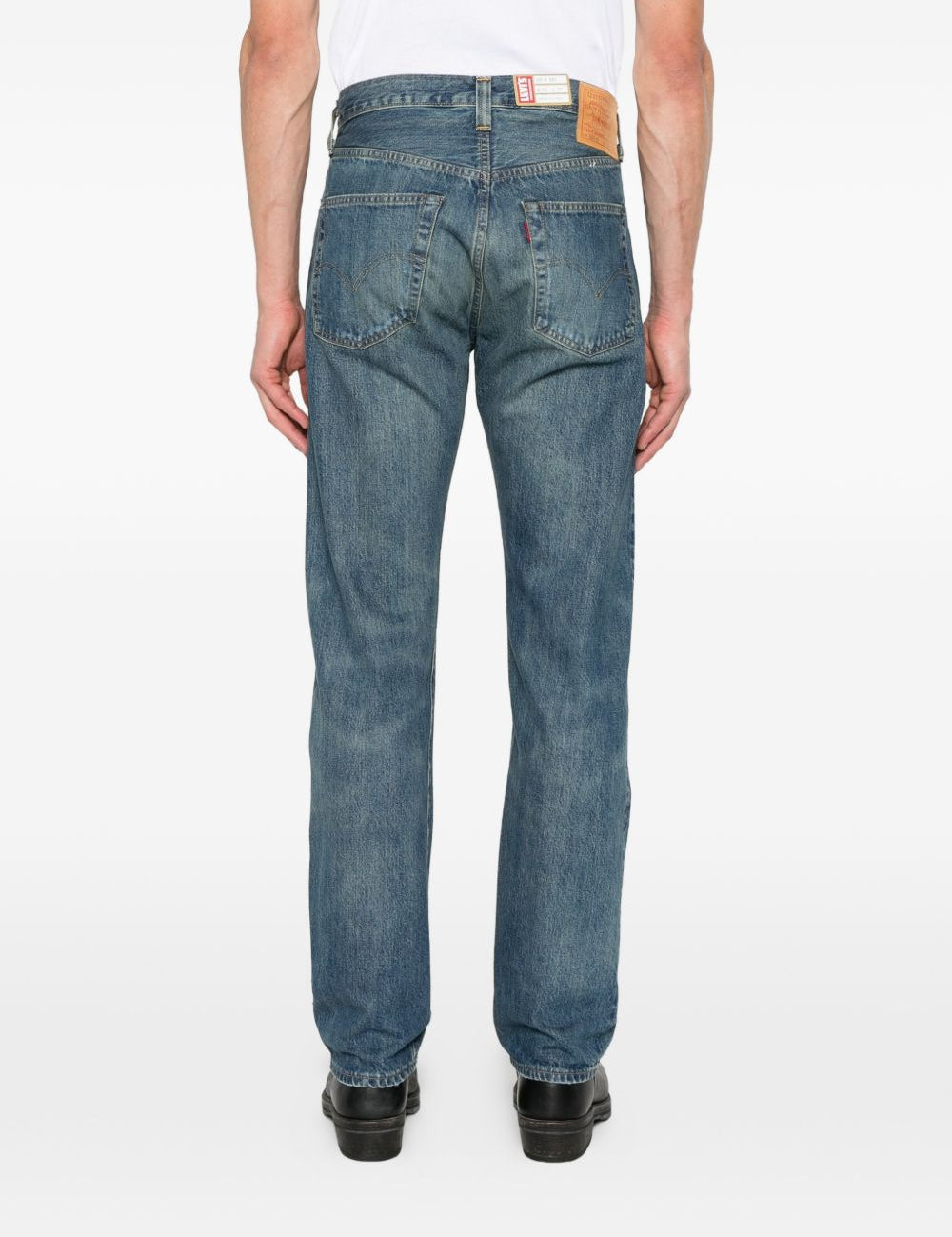Jeans con passanti per cintura in blu Levi's vintage - uomo 