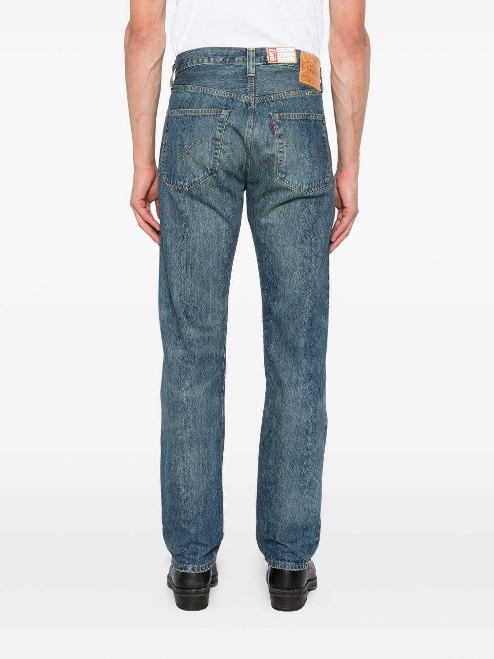 Jeans con passanti per cintura in blu Levi's vintage - uomo 