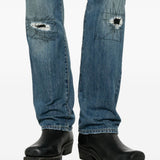 Jeans con passanti per cintura in blu Levi's vintage - uomo 