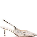 Decollete chanel gilda con cristalli in bianco Le silla - donna 