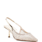 Decollete chanel gilda con cristalli in bianco Le silla - donna 