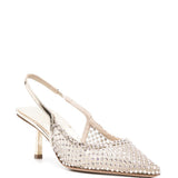 Decollete chanel gilda con cristalli in bianco Le silla - donna 