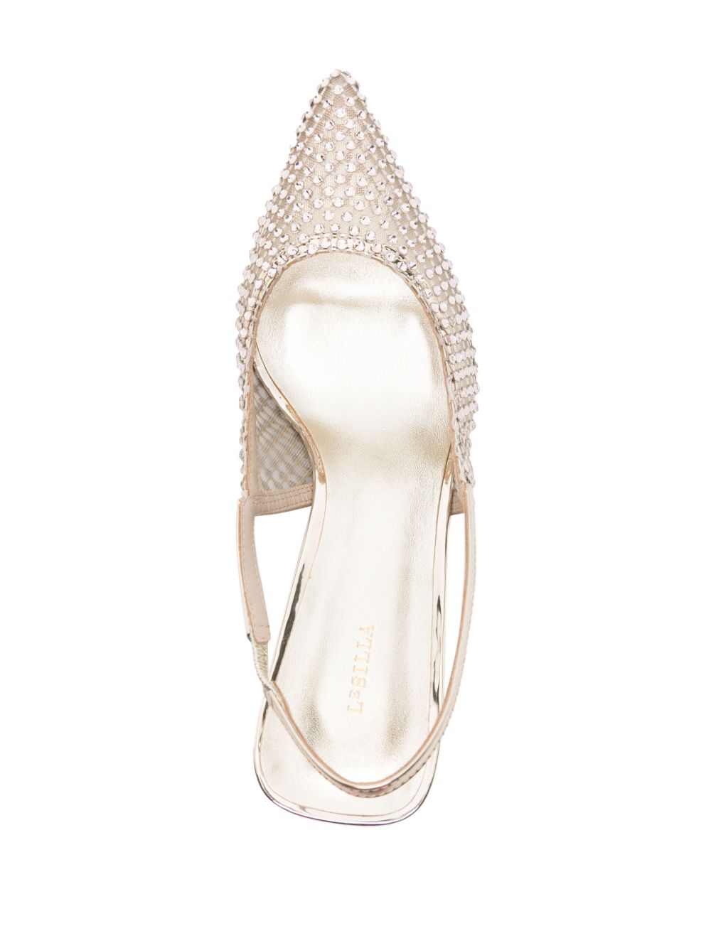 Decollete chanel gilda con cristalli in bianco Le silla - donna 