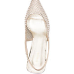 Decollete chanel gilda con cristalli in bianco Le silla - donna 