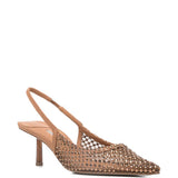 Decollete chanel gilda con cristalli in marrone Le silla - donna 
