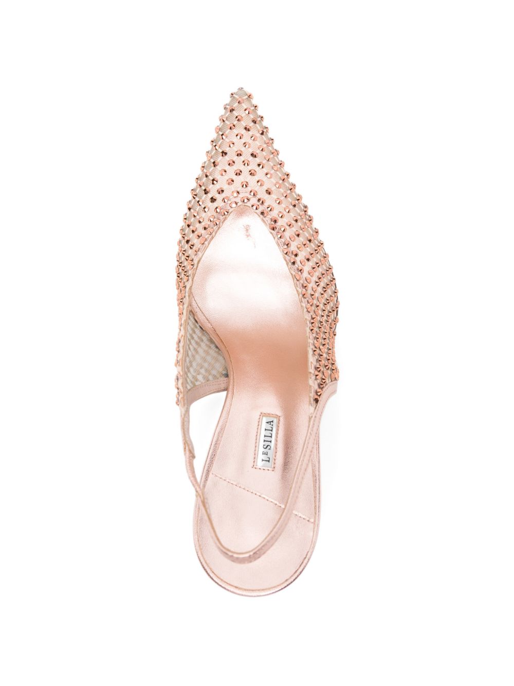 Décolleté con cristalli in rosa Le silla - donna 