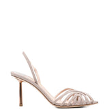 Sandali con cinturini glitter in rosa Le silla - donna 
