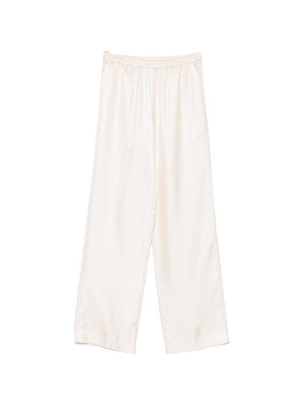 Pantaloni Alera con vita elasticizzata in beige Loulou de saison - donna 