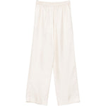 Pantaloni Alera con vita elasticizzata in beige Loulou de saison - donna 