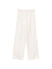 Pantaloni Alera con vita elasticizzata in beige Loulou de saison - donna