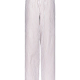 Pantaloni CISCO a righe in azzurro e rosso Loulou de saison - donna 