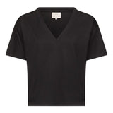 T-shirt FAAA in nero Loulou de saison - donna 