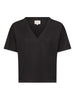 T-shirt FAAA in black Loulou de saison - women