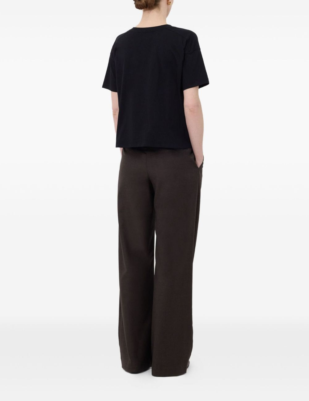 T-shirt FAAA in nero Loulou de saison - donna 