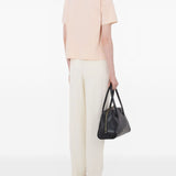 T-shirt Faaa Lds con scollo a V in rosa Loulou de saison - donna 
