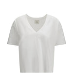 T-shirt FAAA in bianco Loulou de saison - donna 