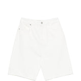 Shorts con taschei in bianco Loulou de saison - donna 