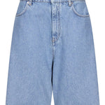 Shorts Isu Lds con zip in blu Loulou de saison - donna 