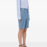 Shorts Isu Lds con zip in blu Loulou de saison - donna 