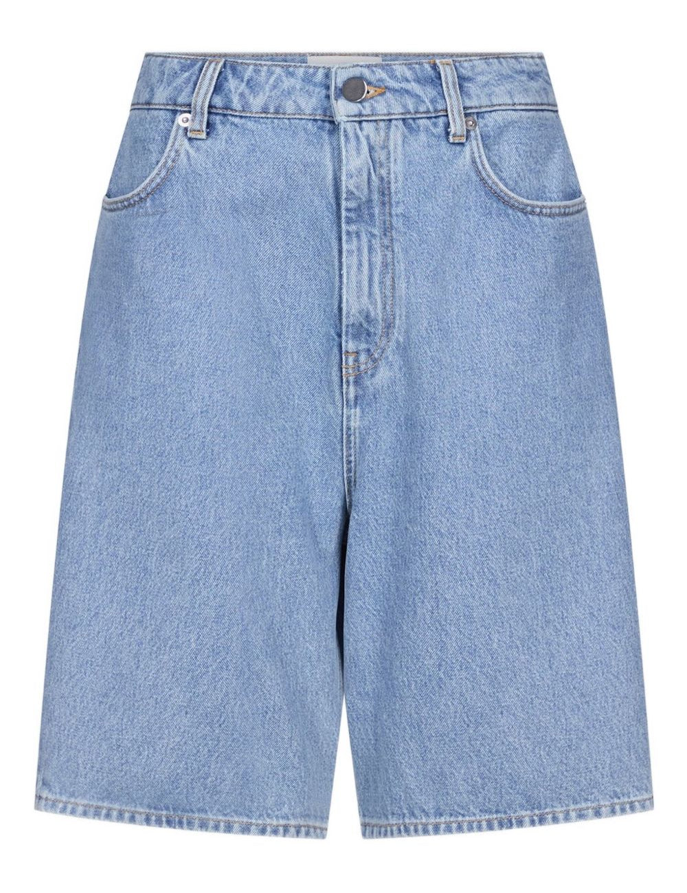 Shorts Isu Lds con zip in blu Loulou de saison - donna 