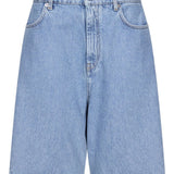 Shorts Isu Lds con zip in blu Loulou de saison - donna 