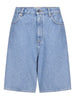 Shorts Isu Lds con zip in blu Loulou de saison - donna