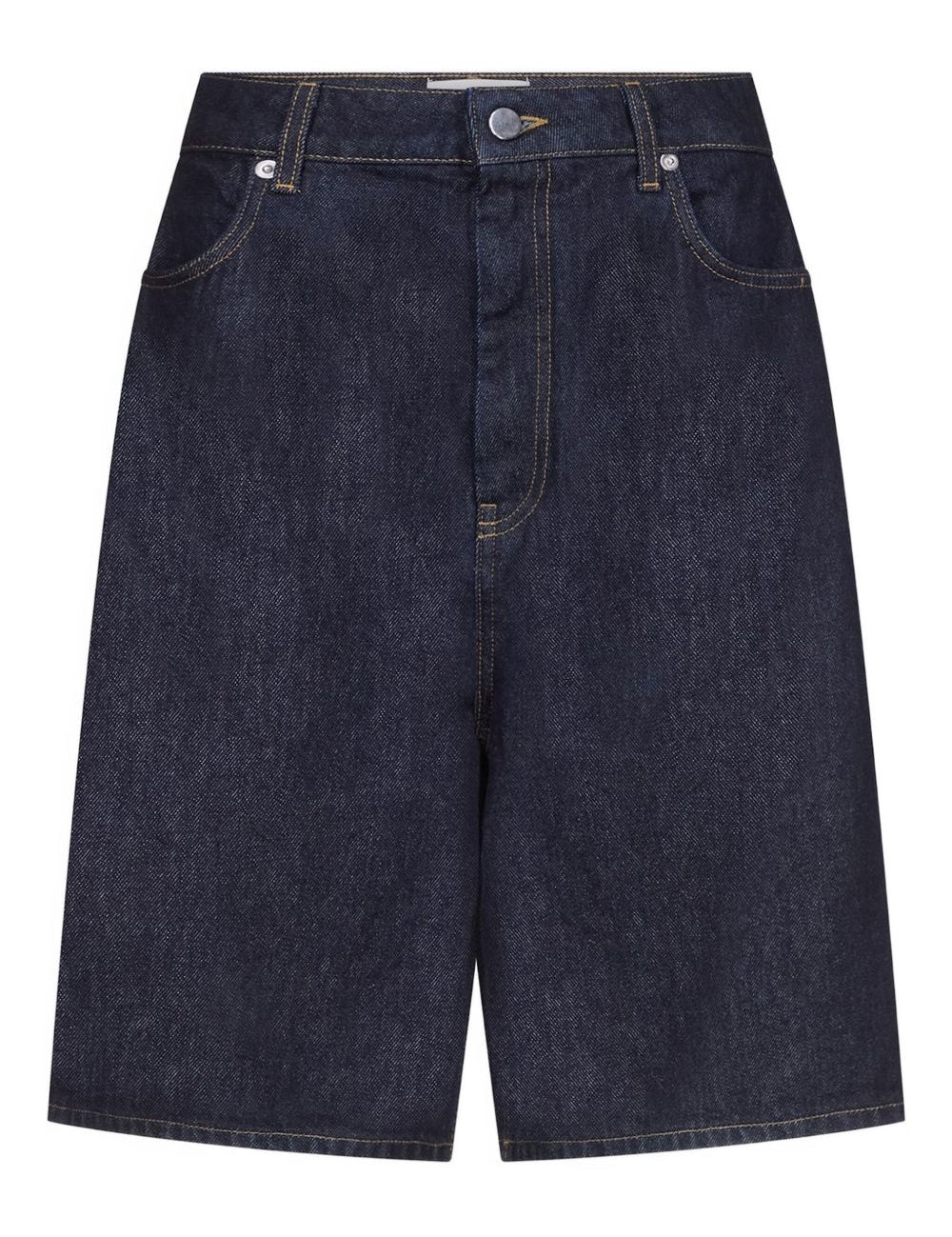 Shorts Isu Lds con cinque tasche in blu Loulou de saison - donna 