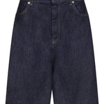 Shorts Isu Lds con cinque tasche in blu Loulou de saison - donna 