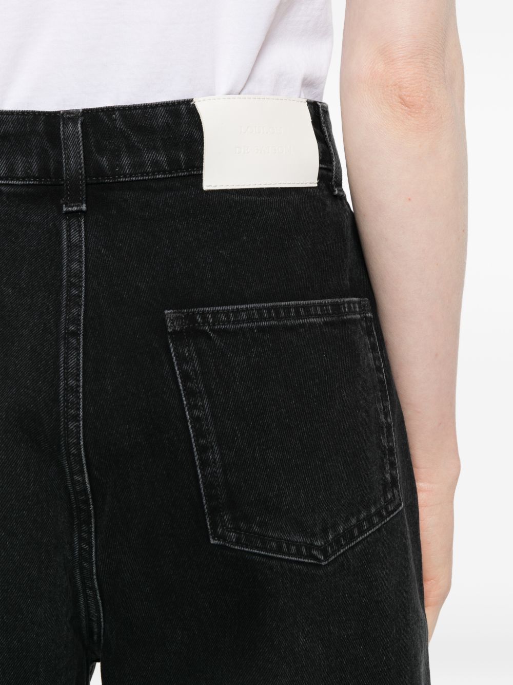 Shorts con tasche in grigio Loulou de saison - donna 