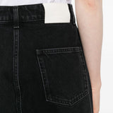 Shorts con tasche in grigio Loulou de saison - donna 