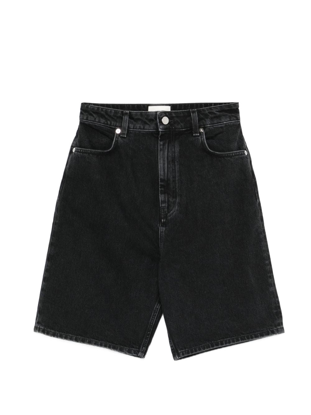 Shorts con tasche in grigio Loulou de saison - donna 