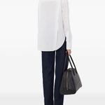 Camicia lee con ricamo in bianco Loulou de saison - donna 