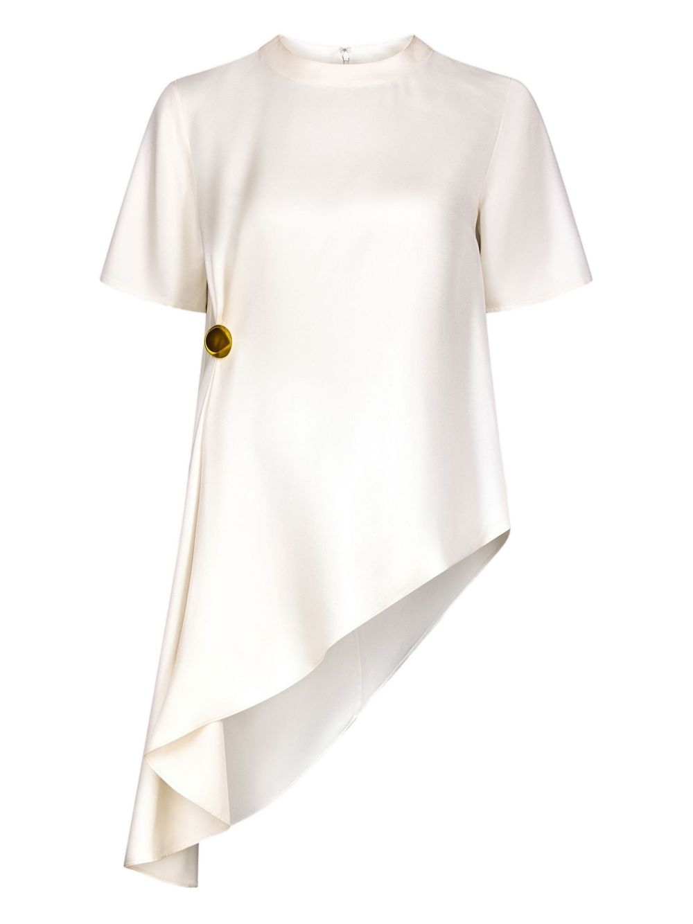 Top asimmetrico MADEA in bianco Loulou de saison - donna 