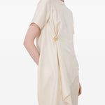 Top asimmetrico MADEA in bianco Loulou de saison - donna 