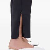 Pantaloni Mahoney con cintura in nero Loulou de saison - donna 