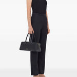 Pantaloni Mahoney con cintura in nero Loulou de saison - donna 