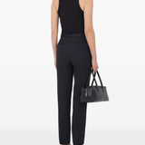 Pantaloni Mahoney con cintura in nero Loulou de saison - donna 