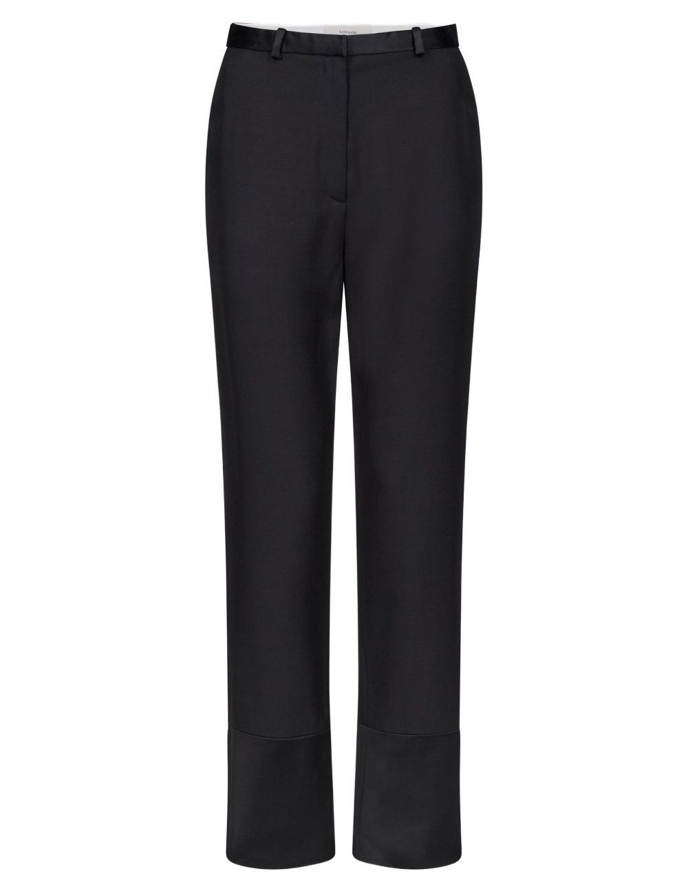 Pantaloni Mahoney con cintura in nero Loulou de saison - donna 