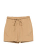 Loulou de saison beige drawstring shorts - women