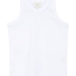 Canotta in cotone in bianco Loulou de saison - donna 